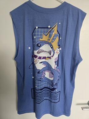Marvel Rivals Jeff The Land Shark Muscle Tank Top